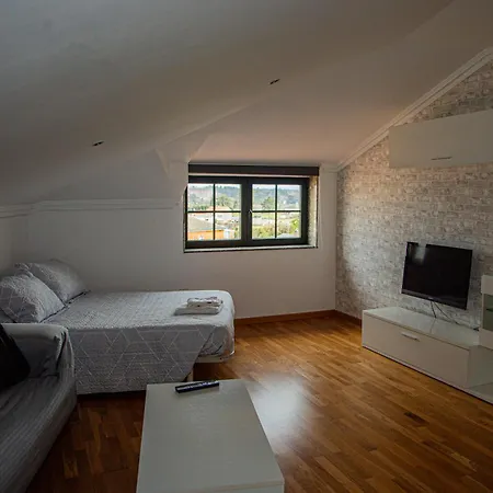 Ferienwohnung Mirador Del Camino Melide Exterior foto